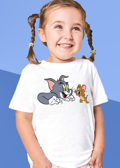 VLAM Tom Jerrry Cartoon Tshirt For Girls