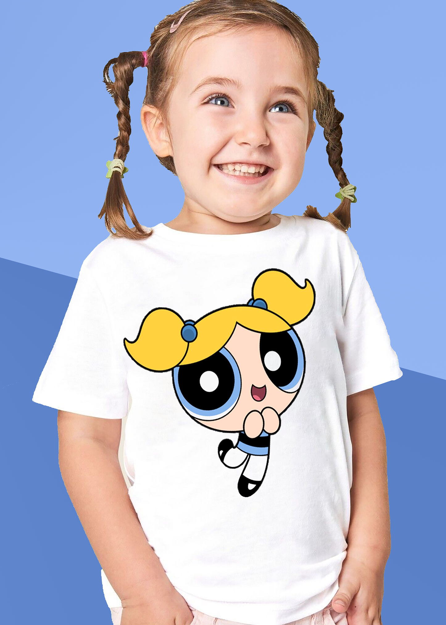 VLAM Bubbles Powerpuff  Girls Cartoon Tshirt