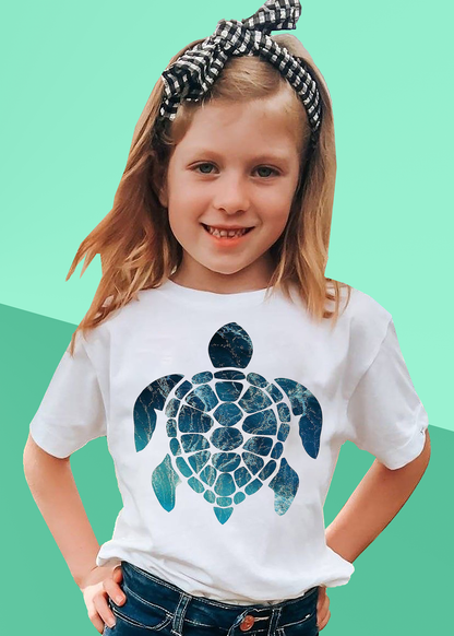 VLAM Girls Turtle Print Tshirt