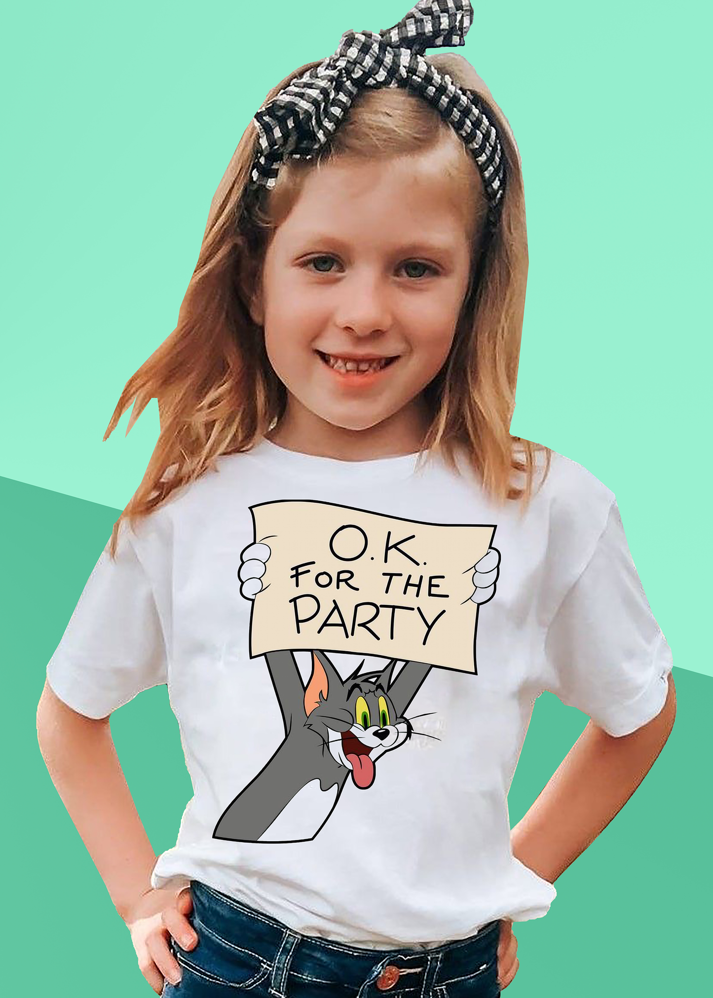 VLAM Party Tom Girls Cartoon Tshirt