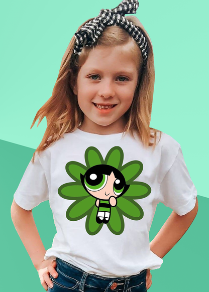 VLAM Flower Buttercup Powerpuff Girls Tshirt