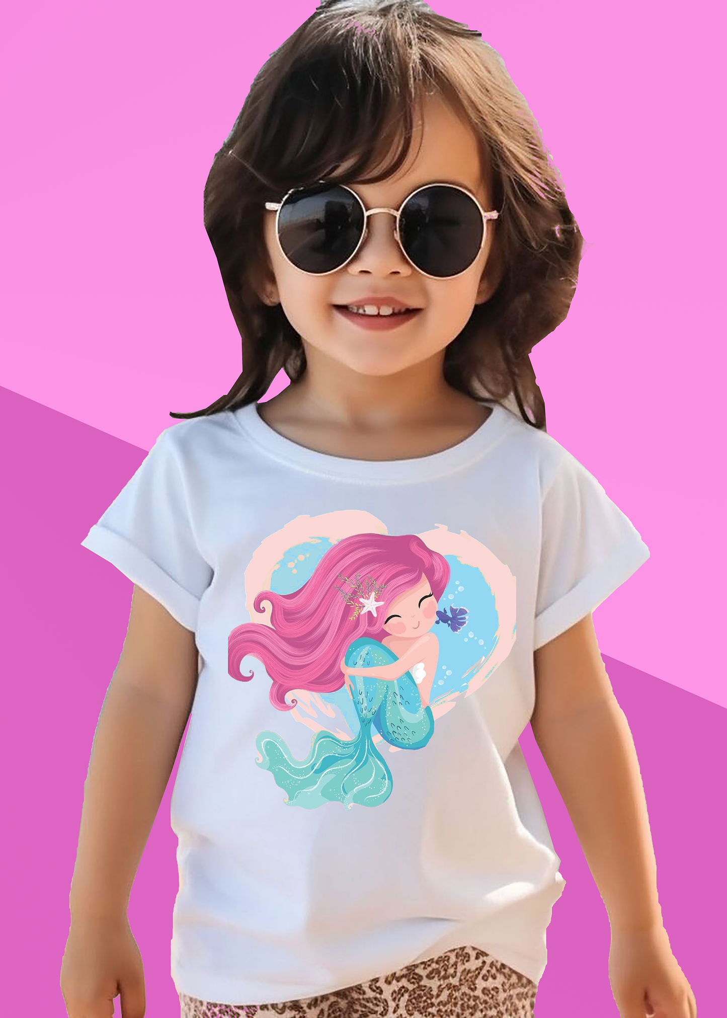 VLAM Mermaid Tshirt For Girls
