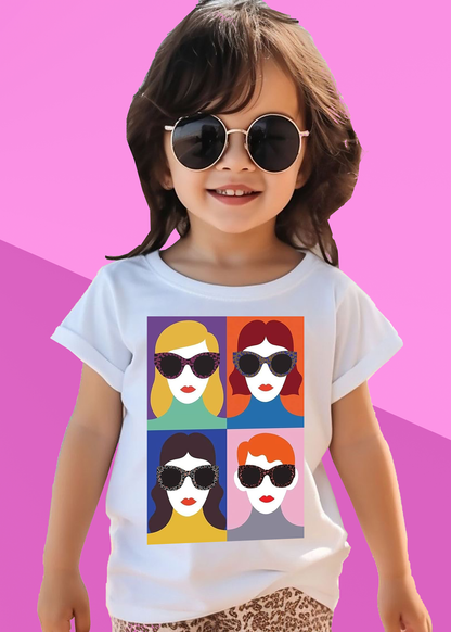 VLAM Graphic Printed Girls Tshirt