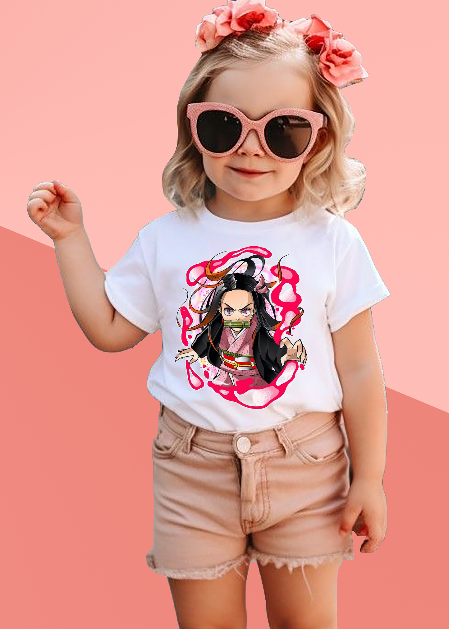 VLAM Red Anime Girls Tshirt