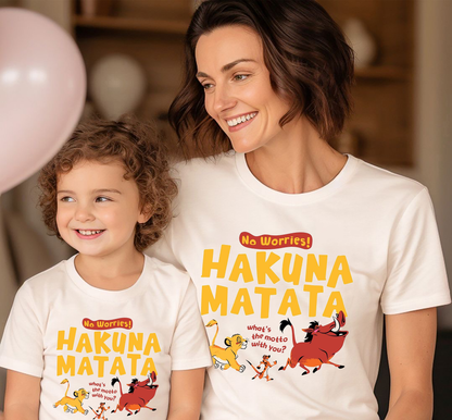VLAM The Lion King Mom and Son Tshirt