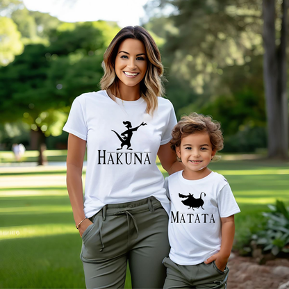 VLAM Hakuna Matata Mom and Son T-shirt