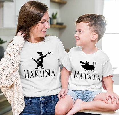VLAM Hakuna Matata Mom and Son T-shirt