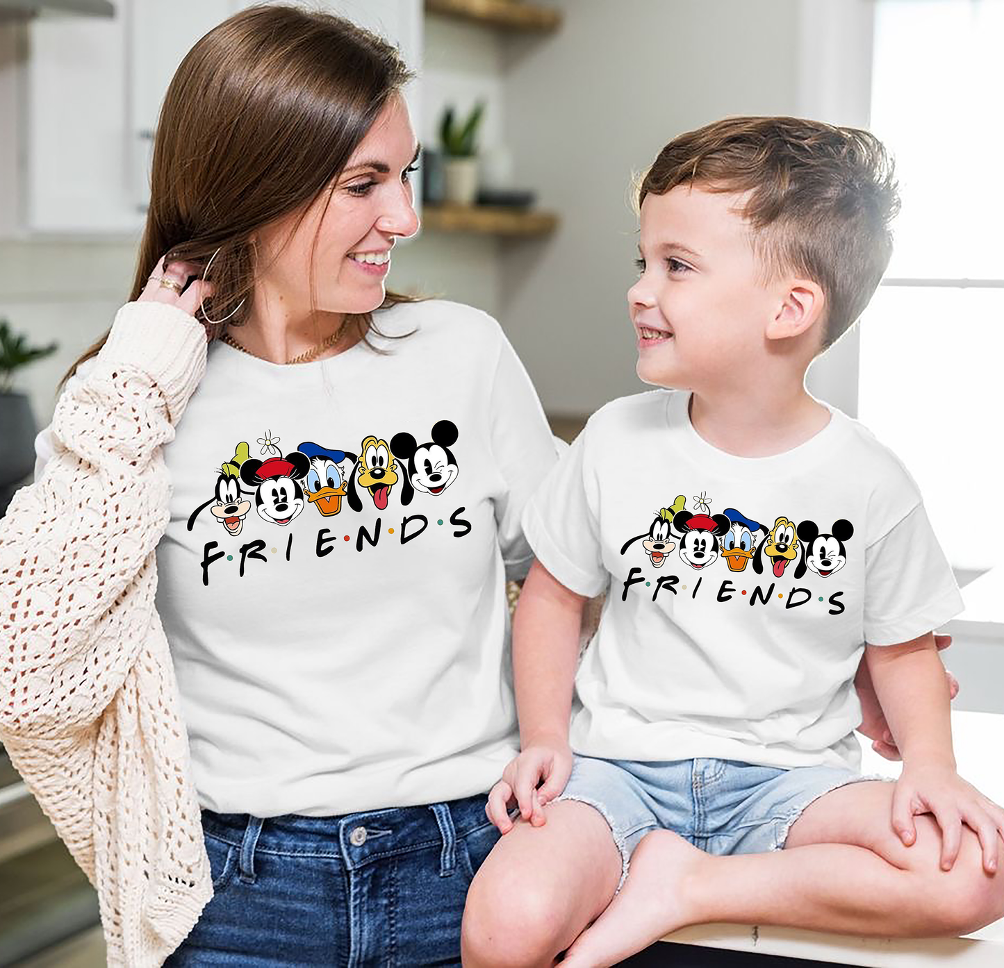 VLAM Mom and Son Friends T-shirt