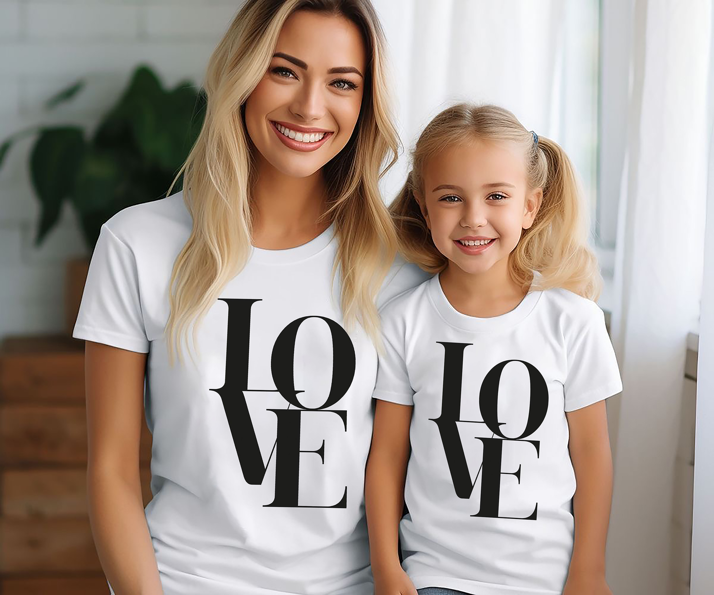 VLAM Mom Daughter Love Tshirt