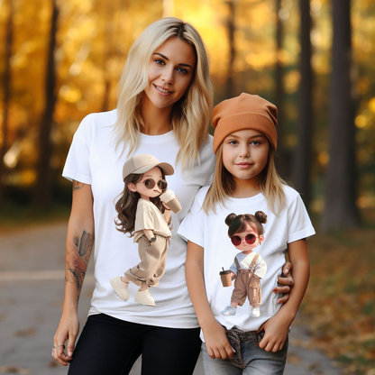 VLAM Boss Girl Mom and Daughter Tshirt