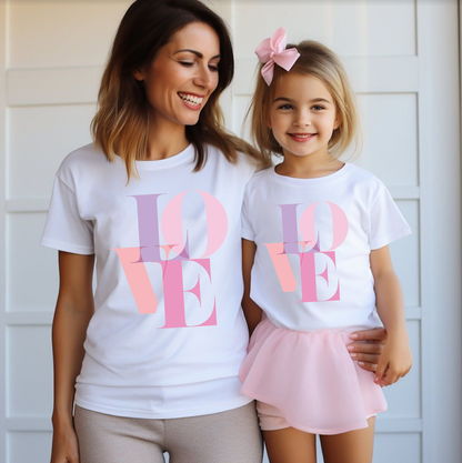 VLAM Mom Daughter Love Tshirt