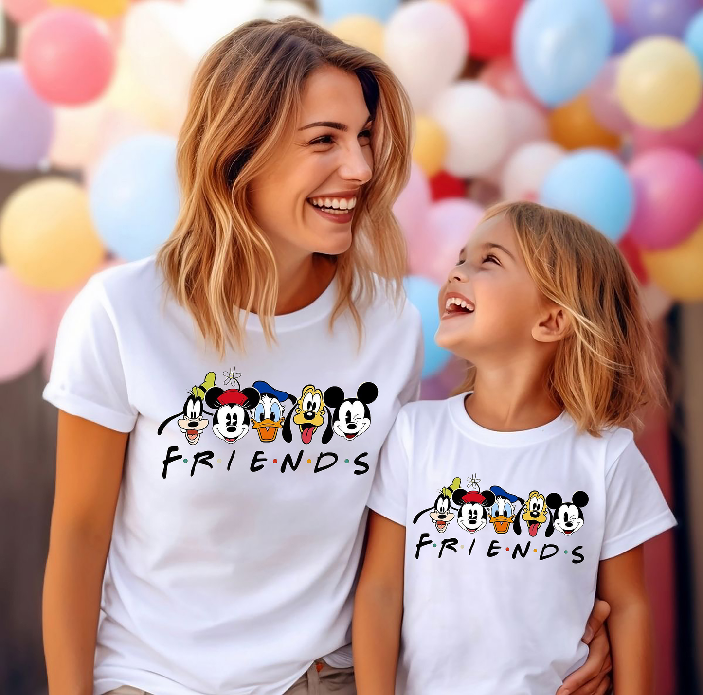 VLAM Mom and Daughter Friends Tshirt