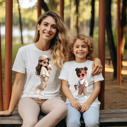 VLAM Boss Girl Mom and Daughter Tshirt