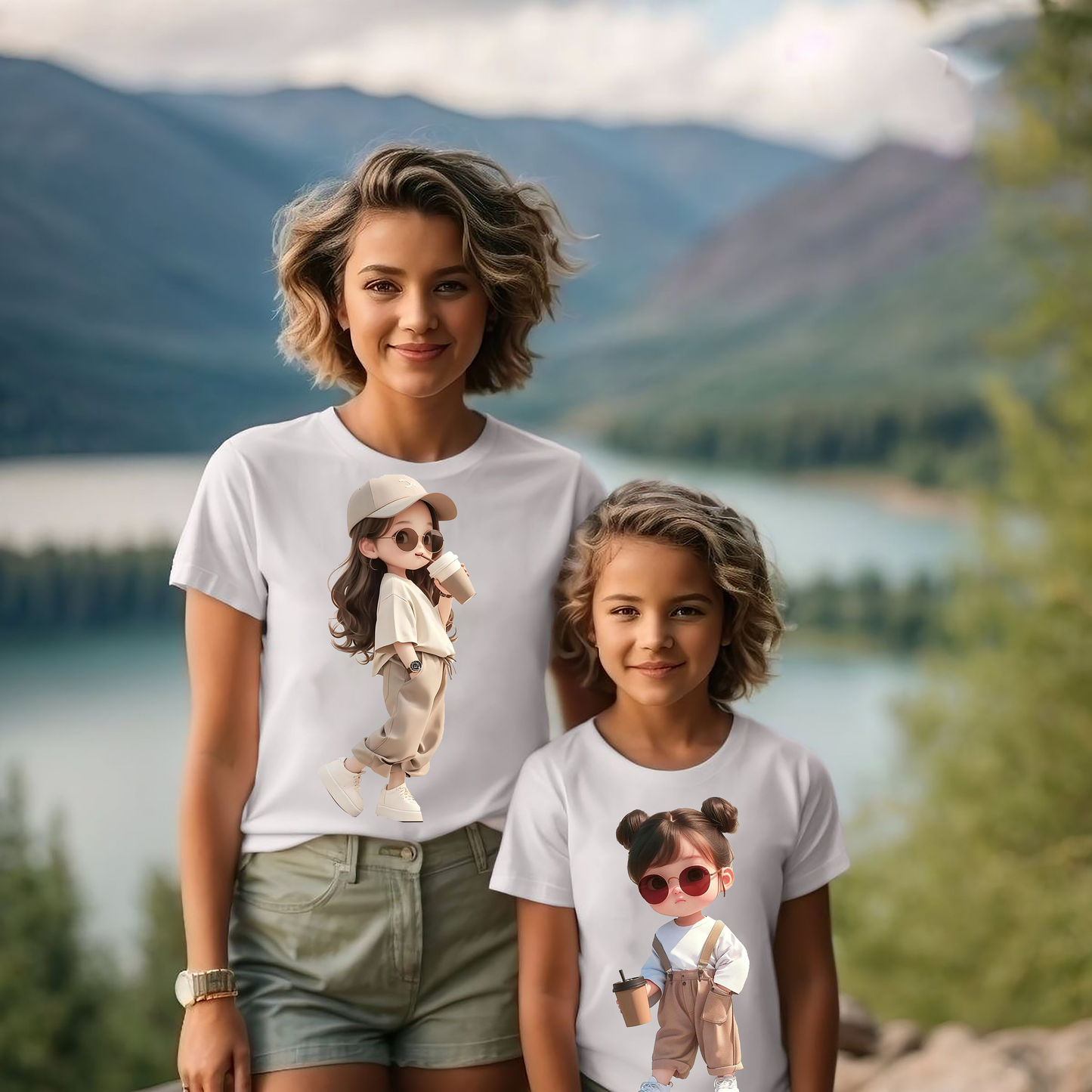 VLAM Boss Girl Mom and Daughter Tshirt