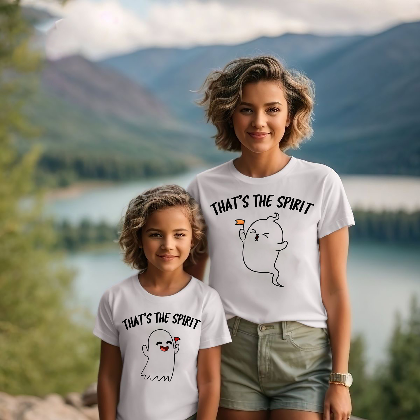 VLAM Thats The Spirit Mom and Daughter Tshirt
