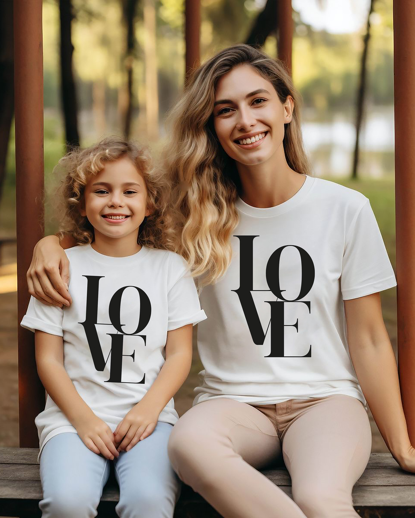 VLAM Mom Daughter Love Tshirt
