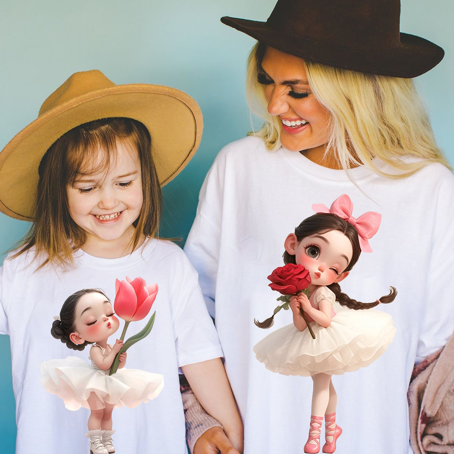 VLAM Lovely Mom and Daughter Tshirt