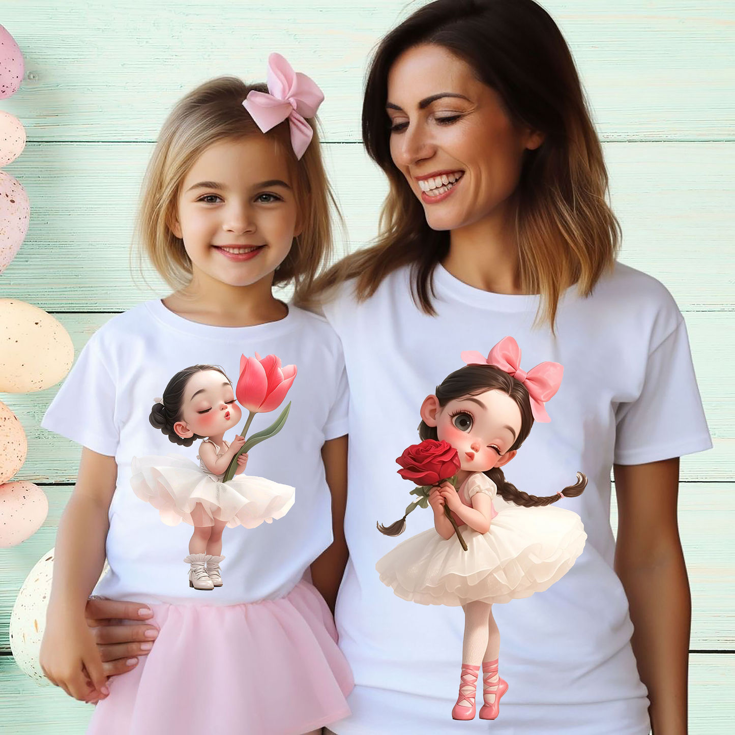 VLAM Lovely Mom and Daughter Tshirt