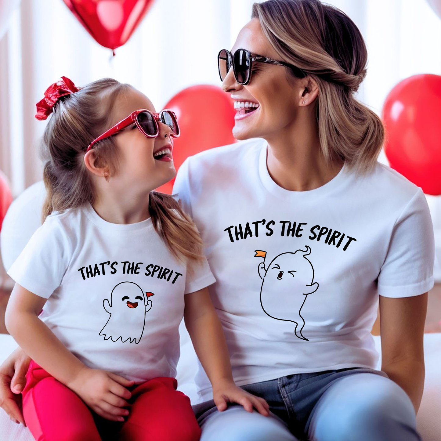 VLAM Thats The Spirit Mom and Daughter Tshirt