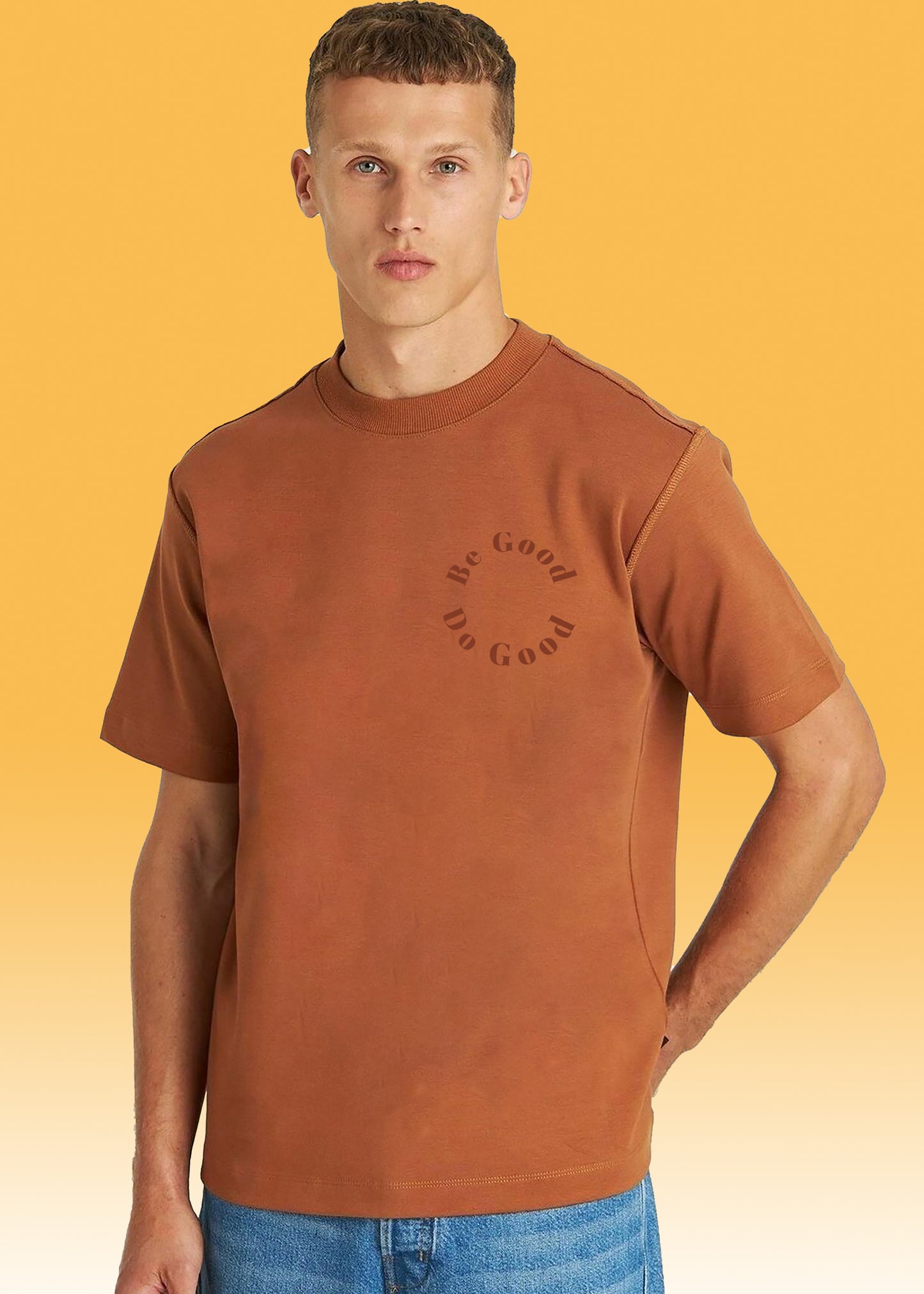 VLAM Be God Do Good Logo Print Mens Tshirt