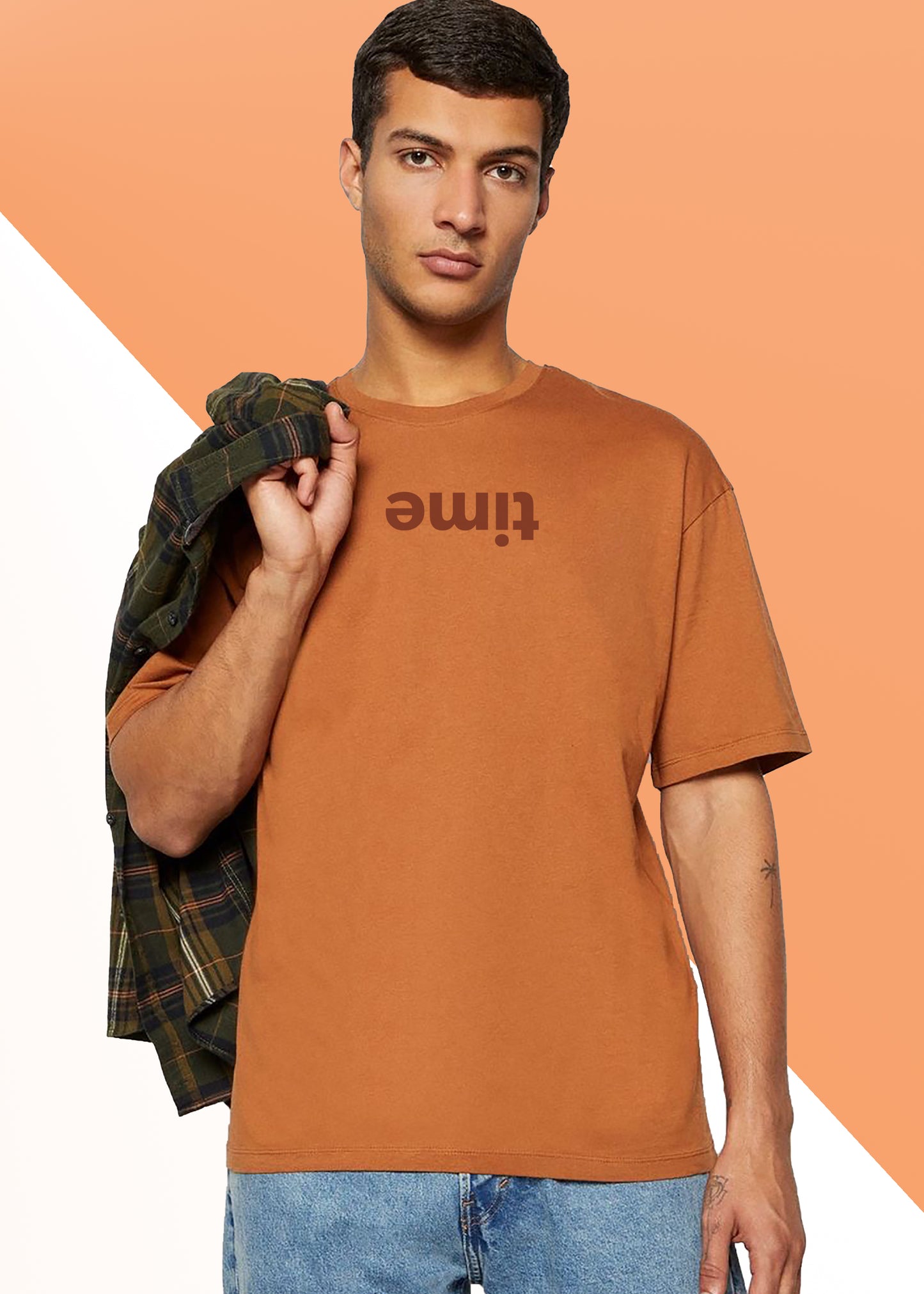 VLAM Minimal Time Print Mens Tshirt