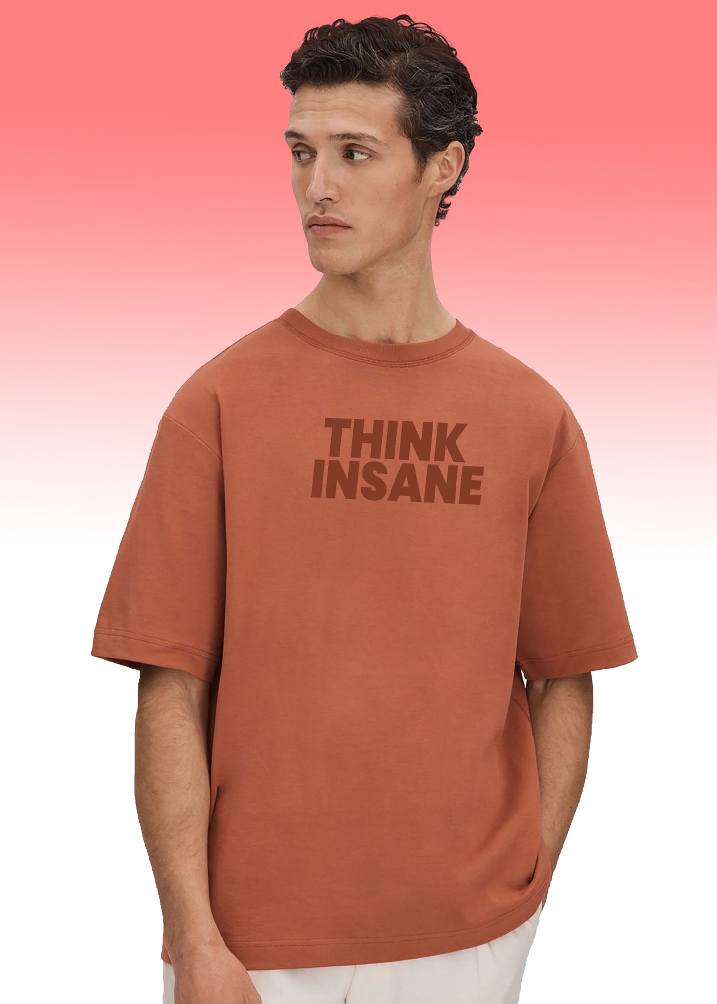 VLAM Think Insane Stylish Mens Tshirt