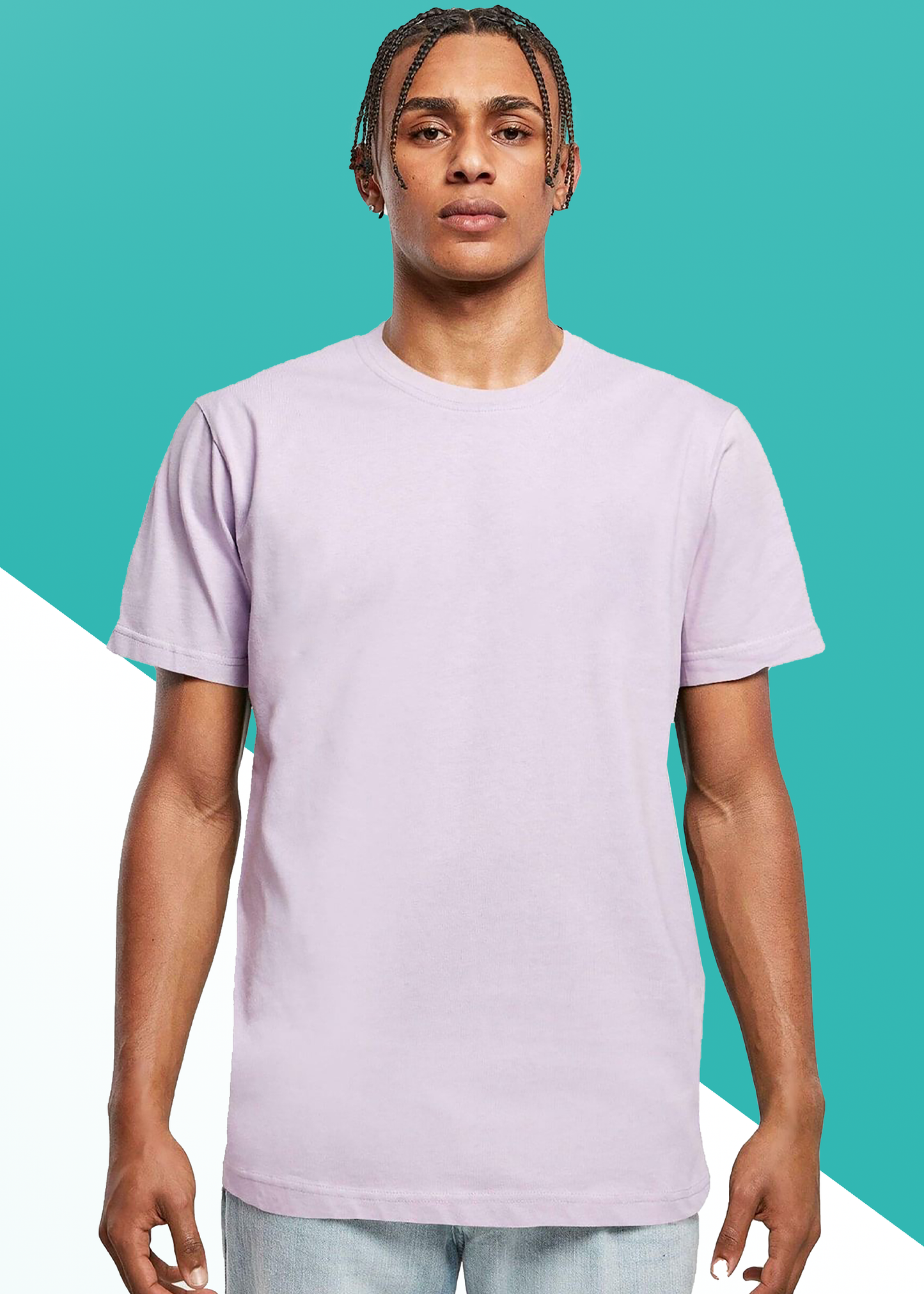 VLAM Regular Fit Onion Pink Solid Tshirt