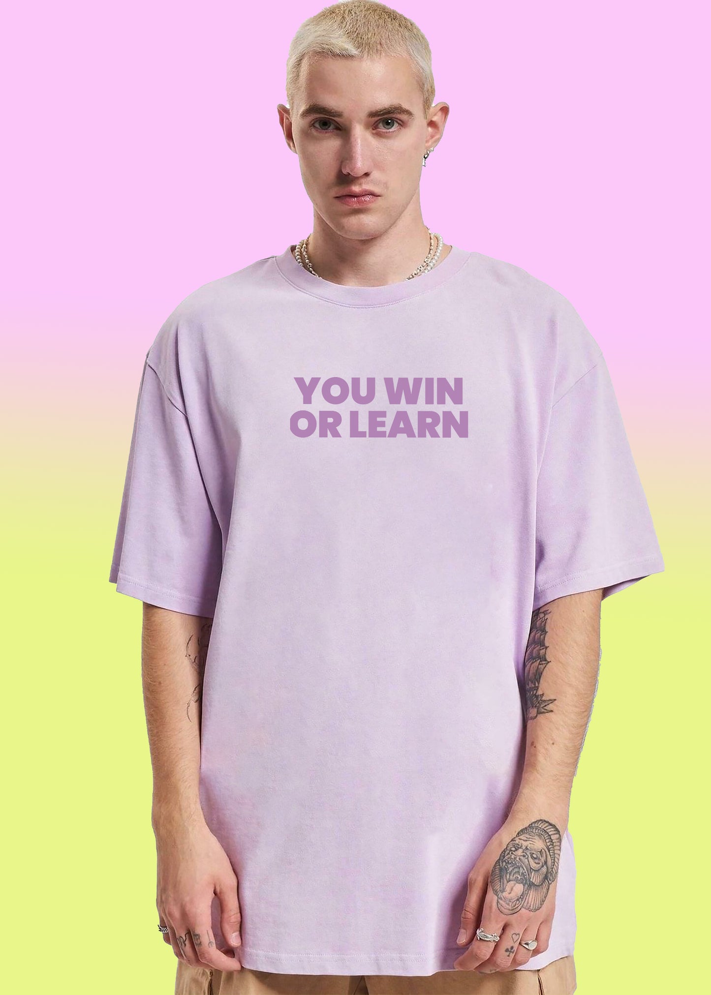 VLAM You Win Or Learn Mens Tshirt