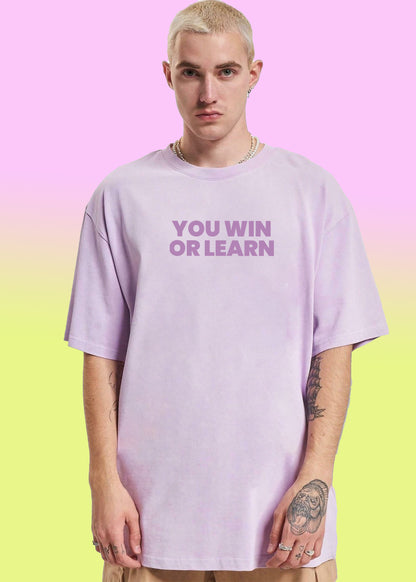 VLAM You Win Or Learn Mens Tshirt