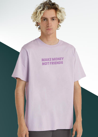 VLAM Make Money Not Friends Statement Tshirt