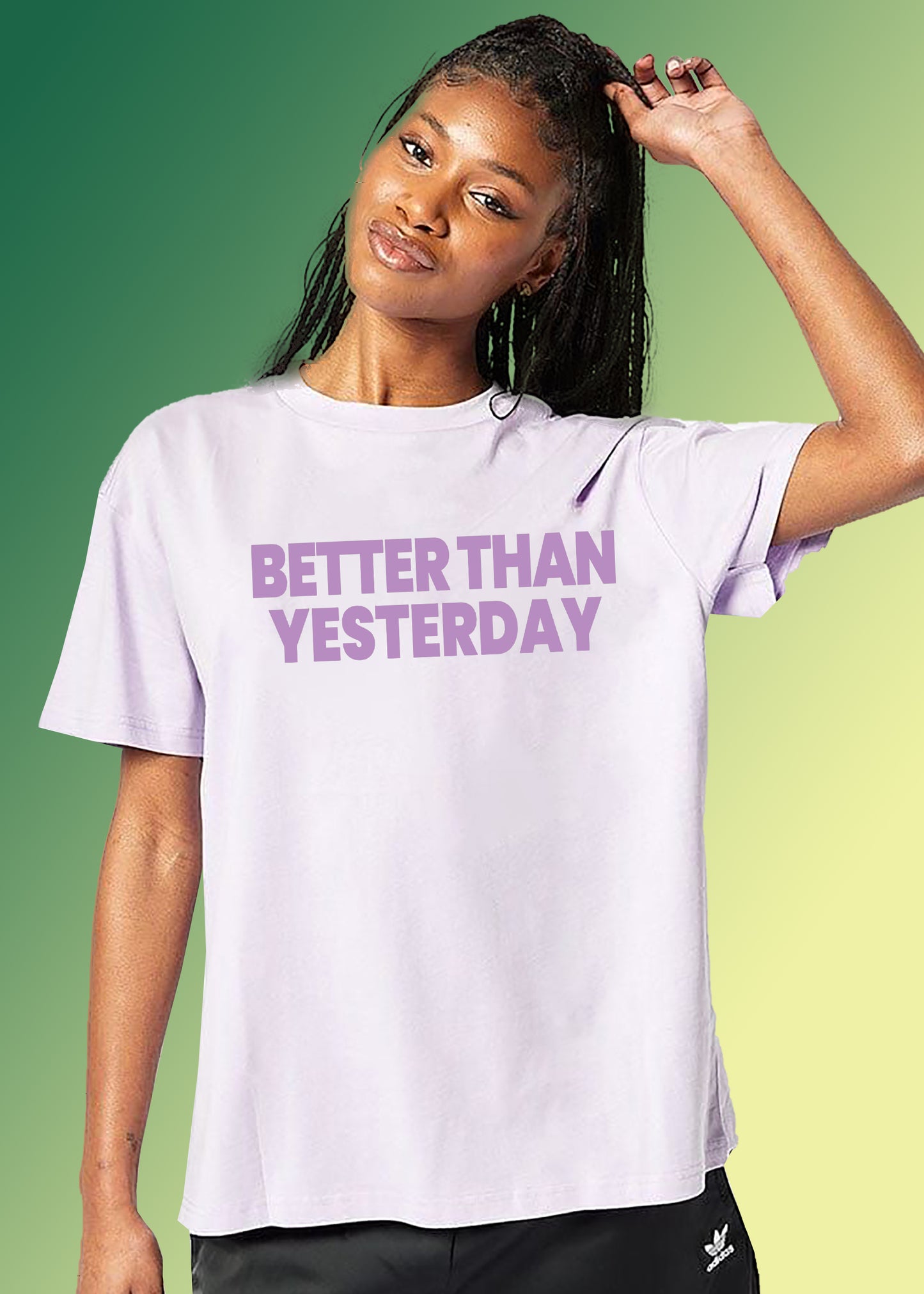 VLAM Better Than Yesterday Women Tshirt
