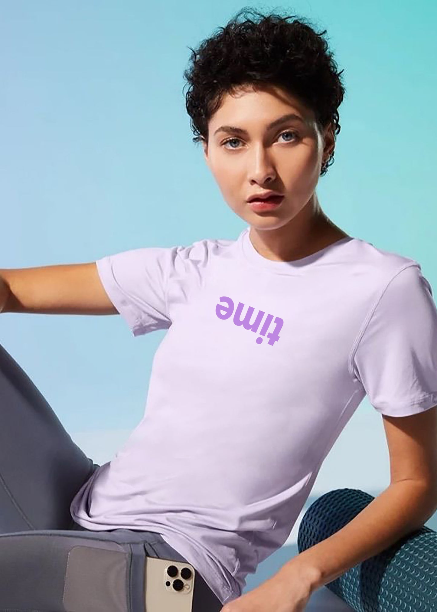 VLAM Minimal Time Print Women Tshirt