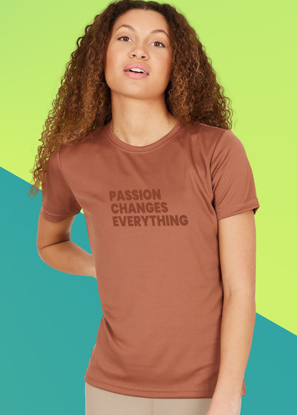 VLAM Passion Changes Everythig Women Tshirt