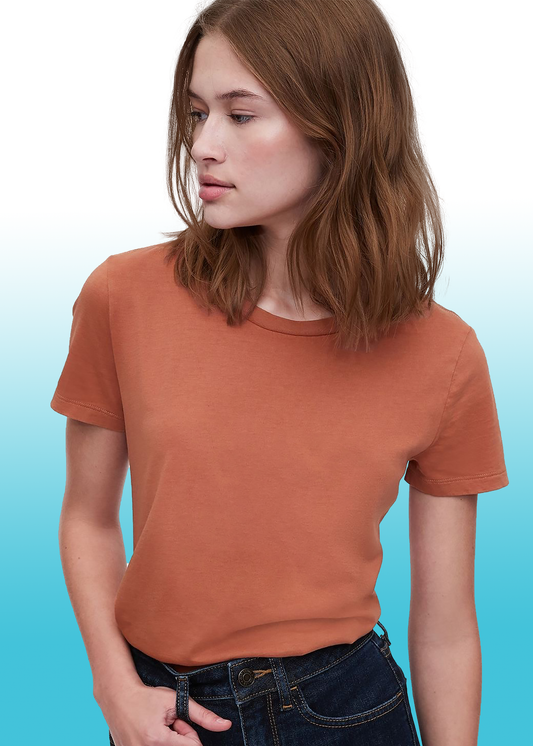 VLAM Regular Fit Brown Solid Tshirt