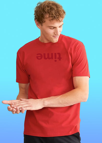 VLAM Minimal Time Print Mens Tshirt