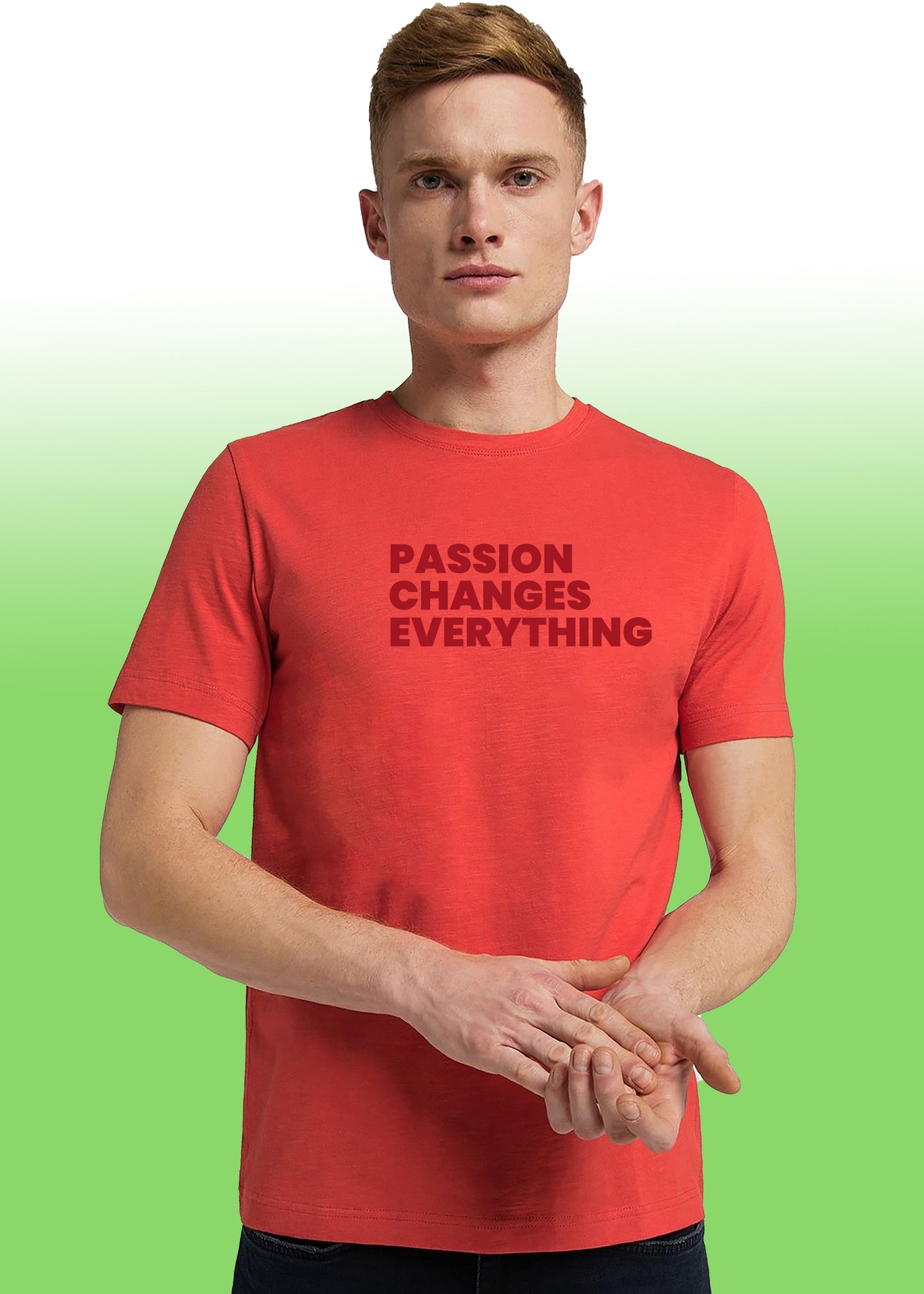 VLAM Passion Changes Everything Mens Tshirt