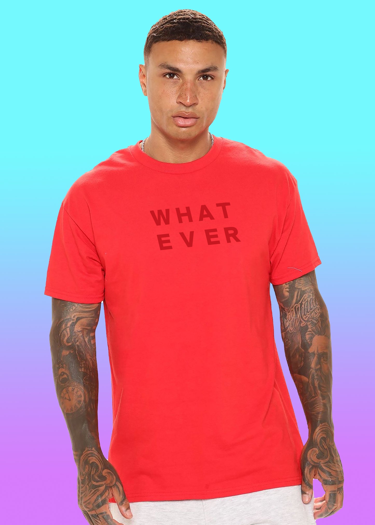 VLAM Whatever Print Mens Tshirt