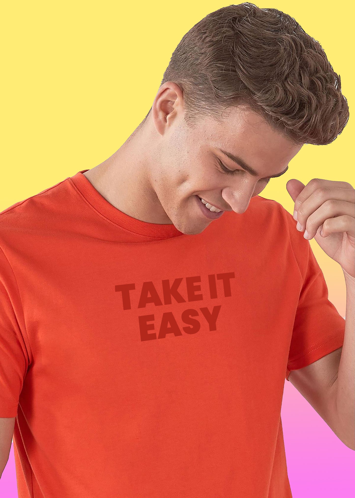VLAM Take It Easy Mens Trendy Tshirt