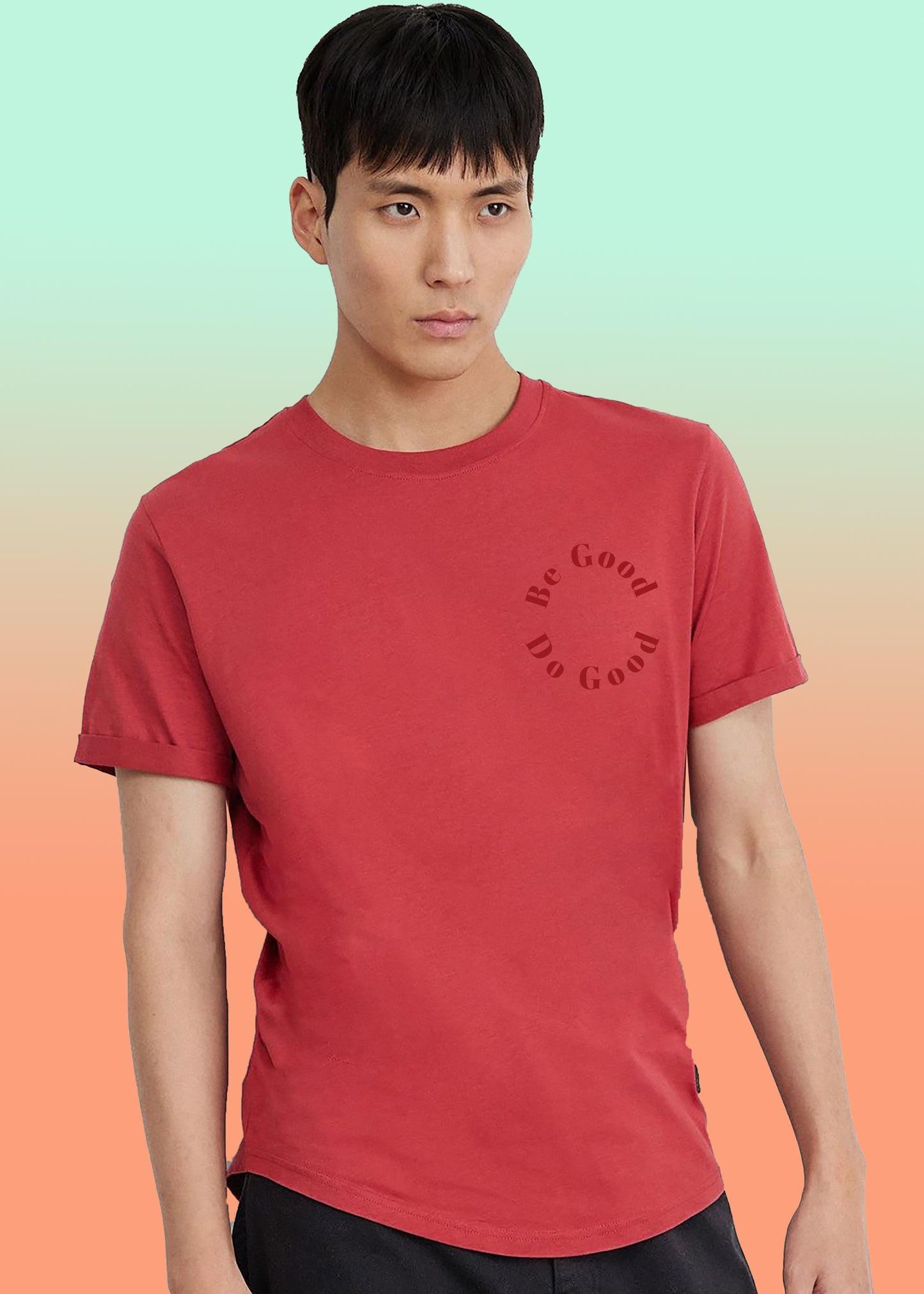 VLAM Be God Do Good Logo Print Mens Tshirt