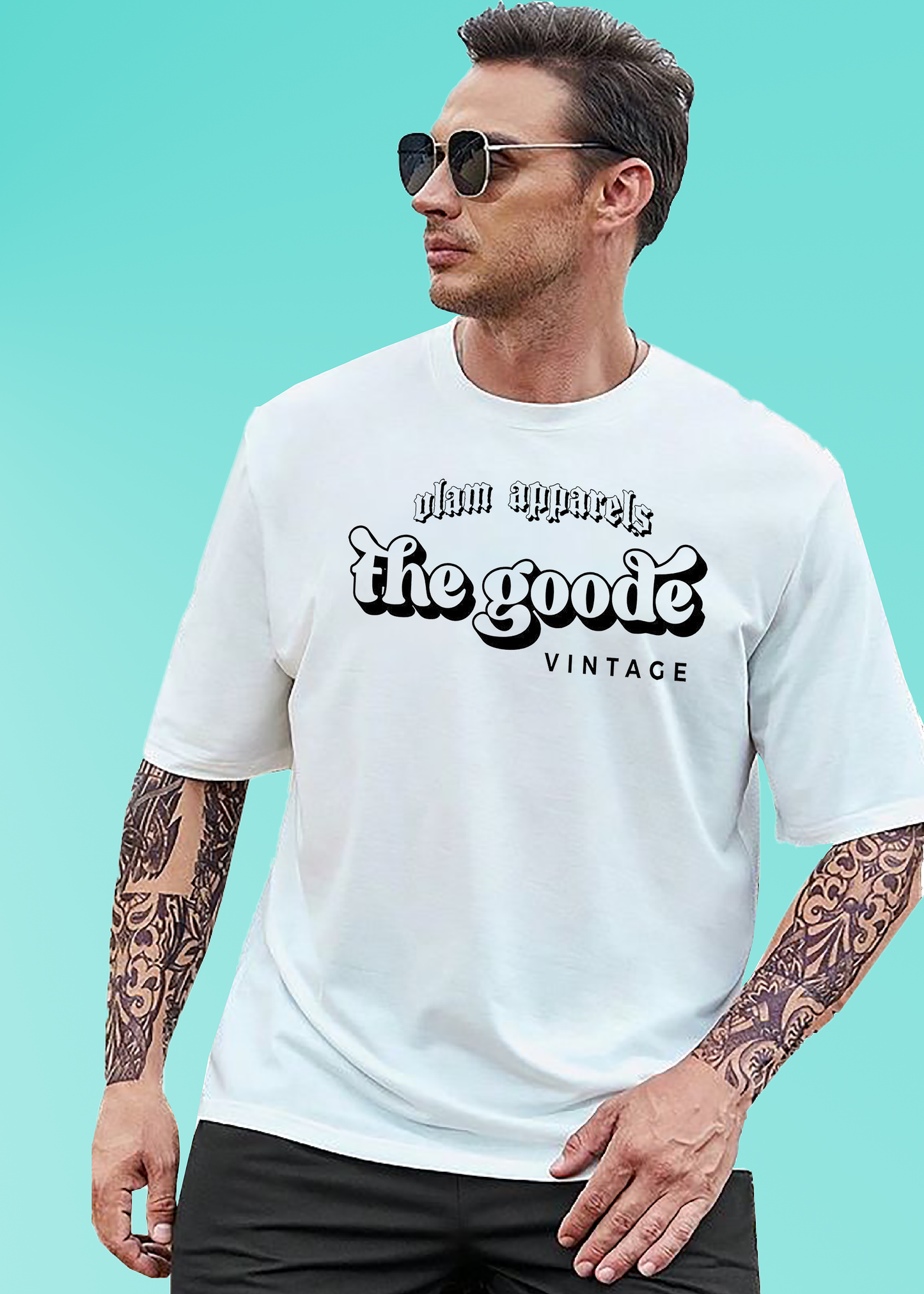 VLAM Vintage Mens Graphic Tshirt