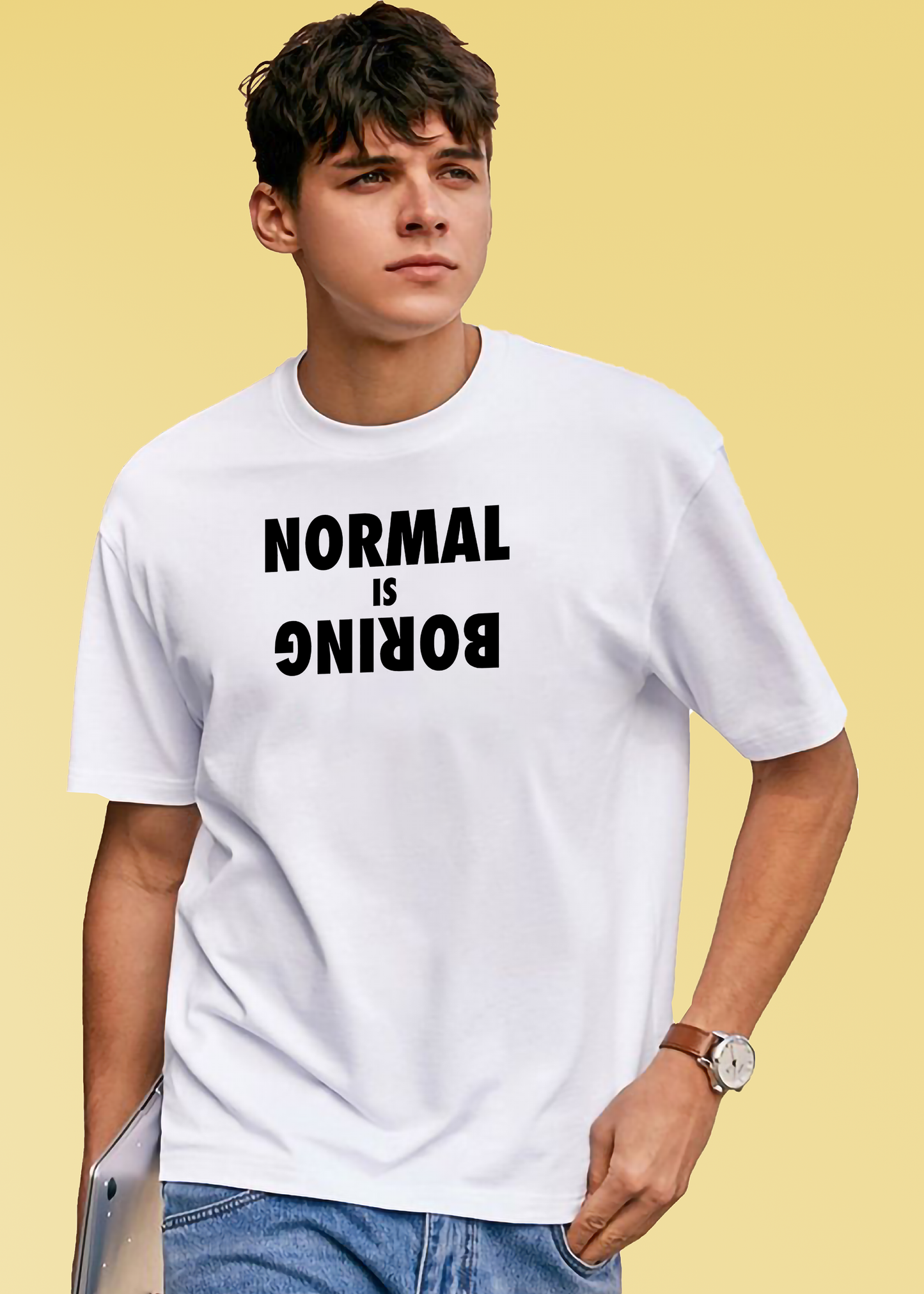 VLAM Normal Is Boring Mens Tshirt