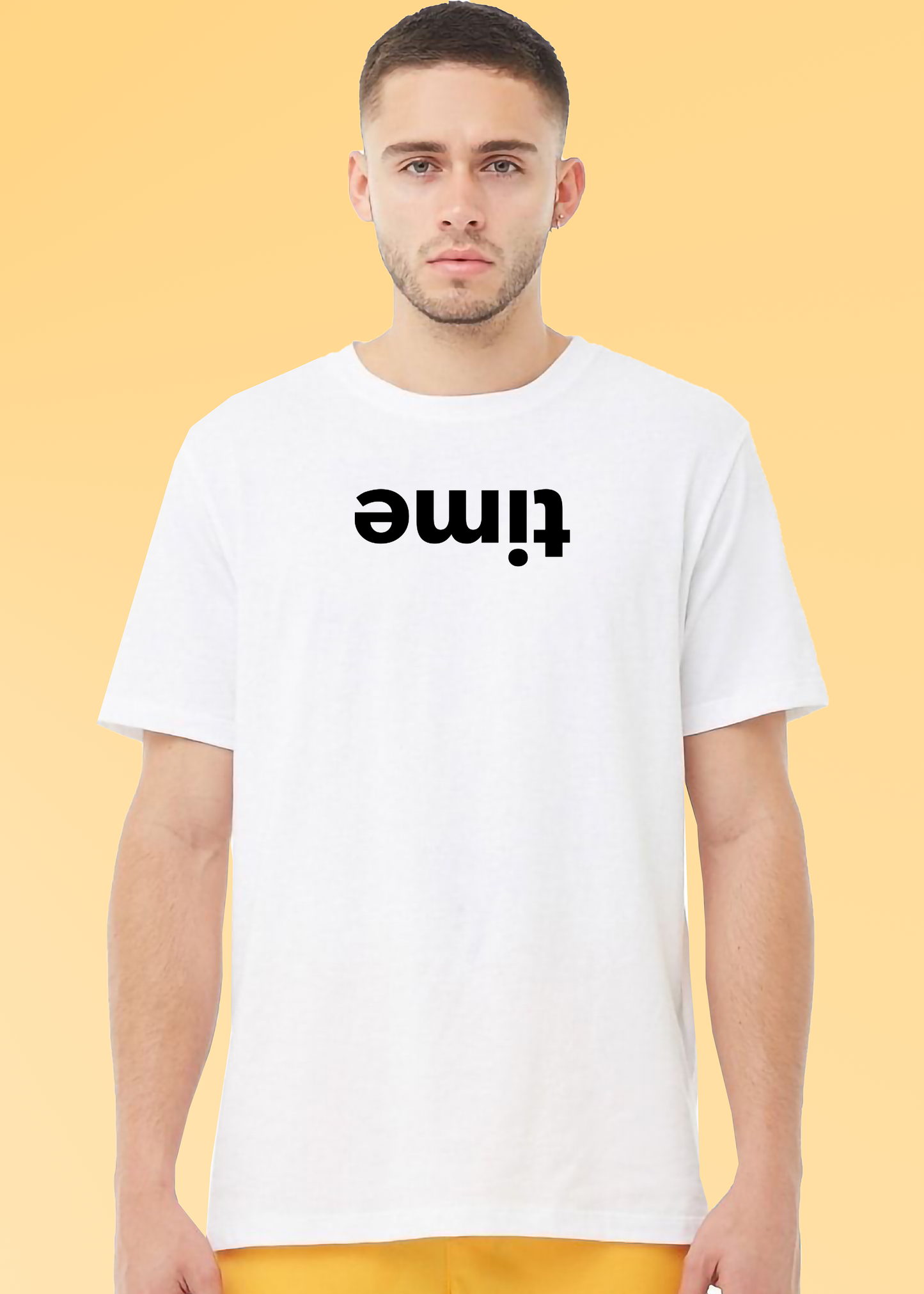 VLAM Minimal Time Print Mens Tshirt