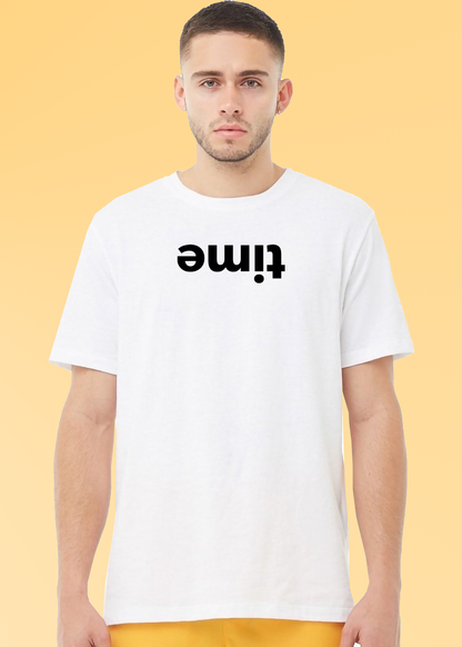 VLAM Minimal Time Print Mens Tshirt