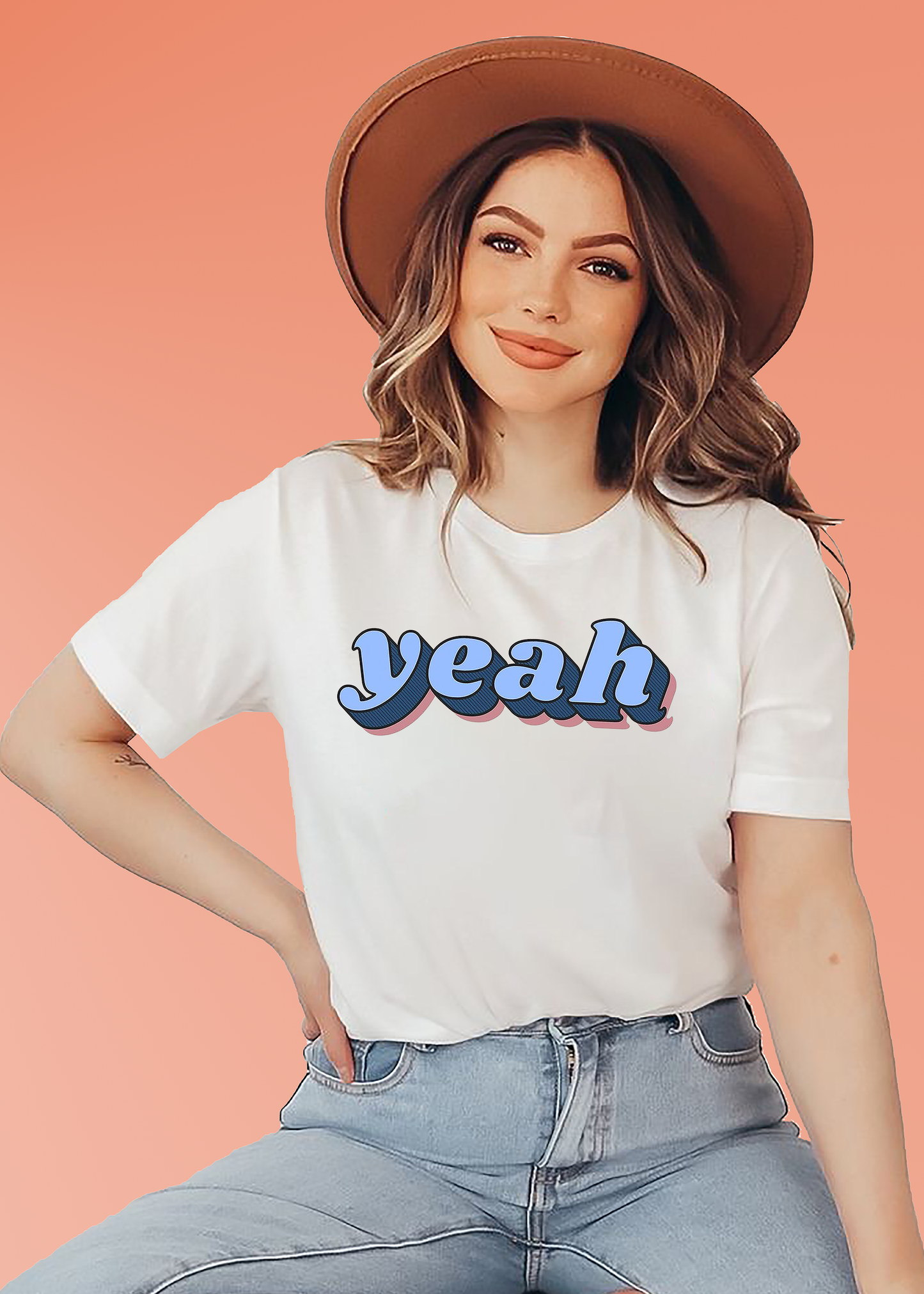 VLAM Typographic Font Women Tshirt