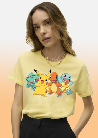 VLAM Womens Pokemon Tshirt