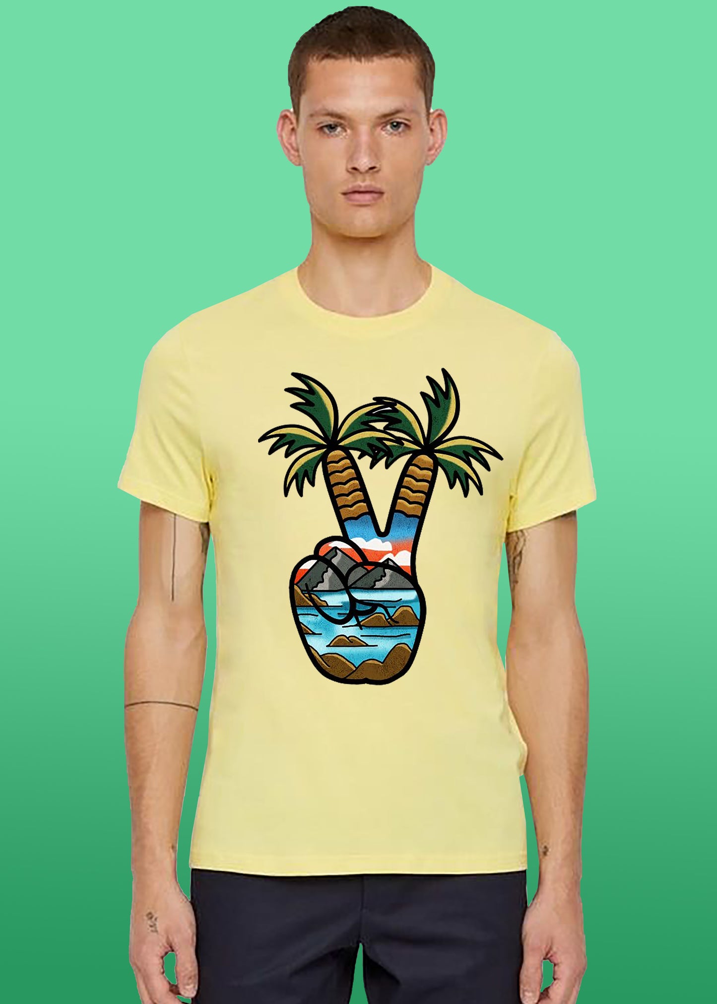 VLAM Tropical Peace Graphic Tshirt