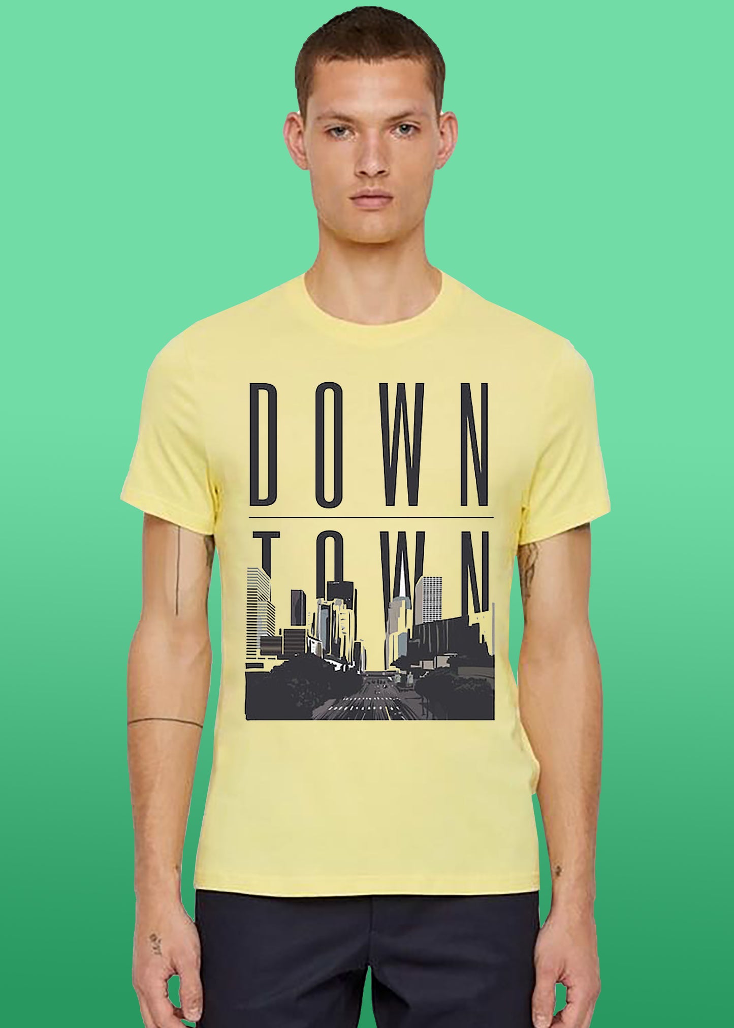 VLAM Down Town Mens Graphic T-shirt