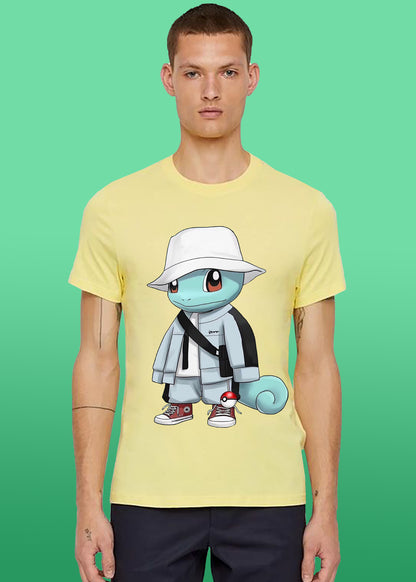 VLAM Squirtle Pokemon T-shirt For Men