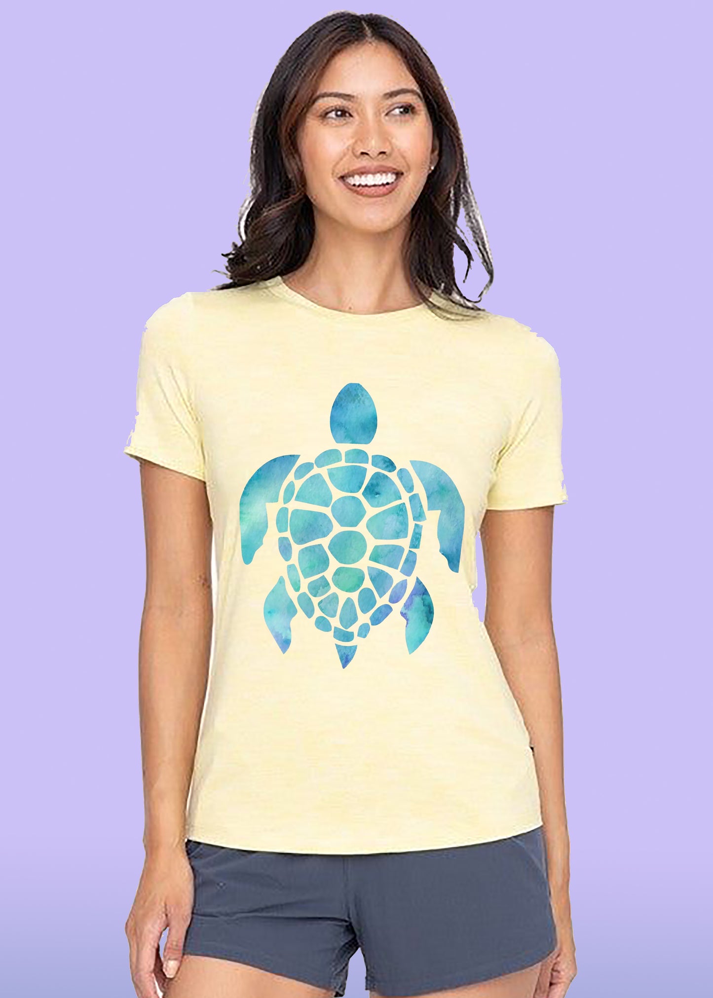 VLAM Blue Turtle Womens Tshirt