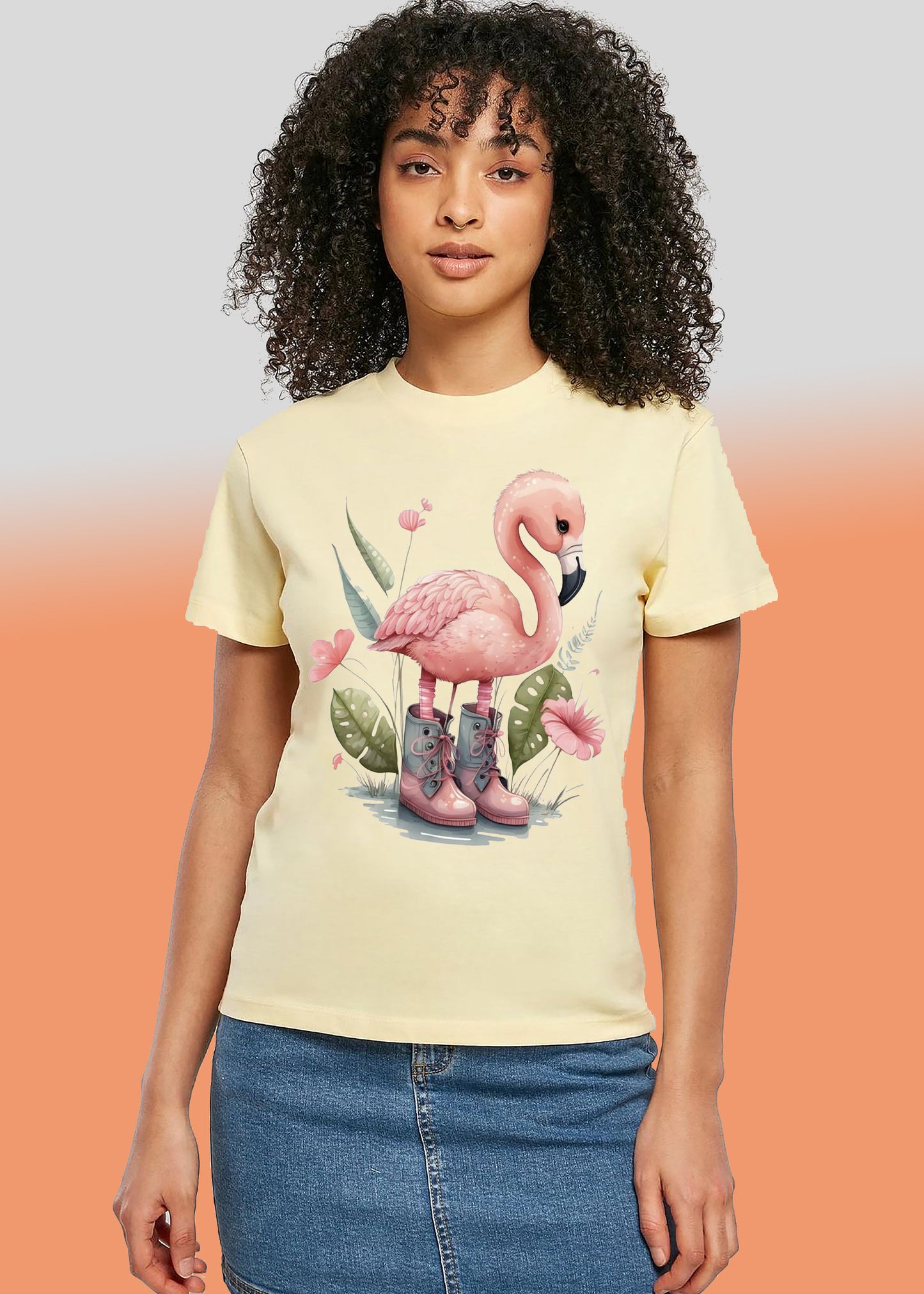 VLAM Pink Flamingo Womens Tshirt
